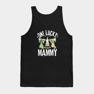 One Lucky Mammy, Luckiest Mammy, Luckiest Mammy Ever, St Patrick's Day Mammy Tank Top